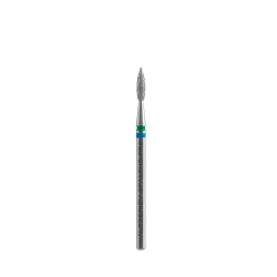 ALEZORI DIAMOND NAIL DRILL BIT DUO FLAME BLUE-GREEN EXPERT HEAD – 2.1MM / 8MM